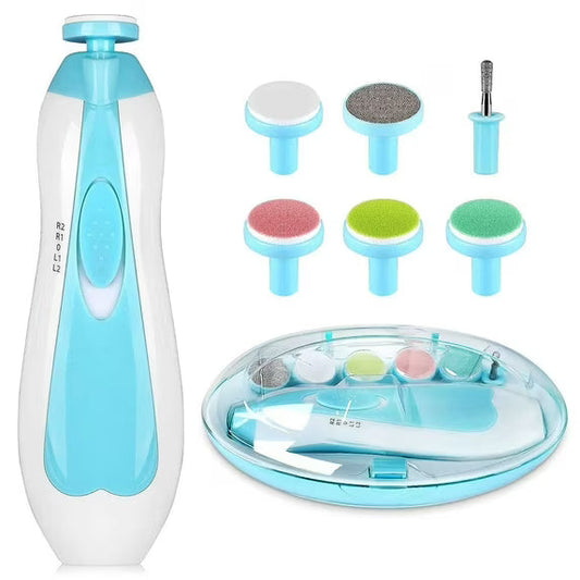 Coupe-Ongles Bébé 6 en 1 -
Électrique & Sécurisé